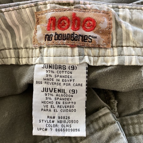 No Boundaries Bermuda Cargo shorts size 9 - Picture 3 of 10